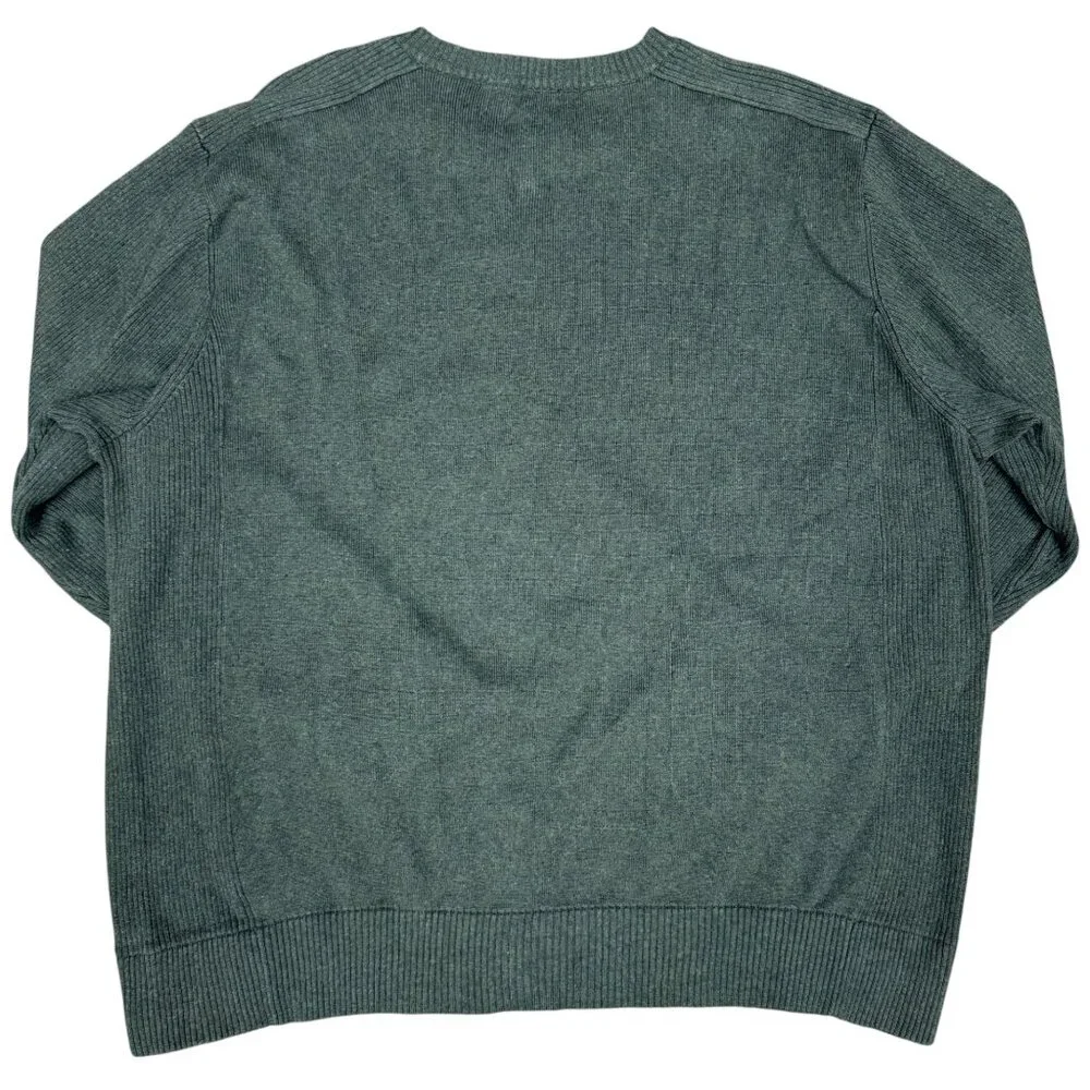 Men's LEVI'S‎ Pullover Crew Neck Long Sleeve Sweater Green- Size XXL
